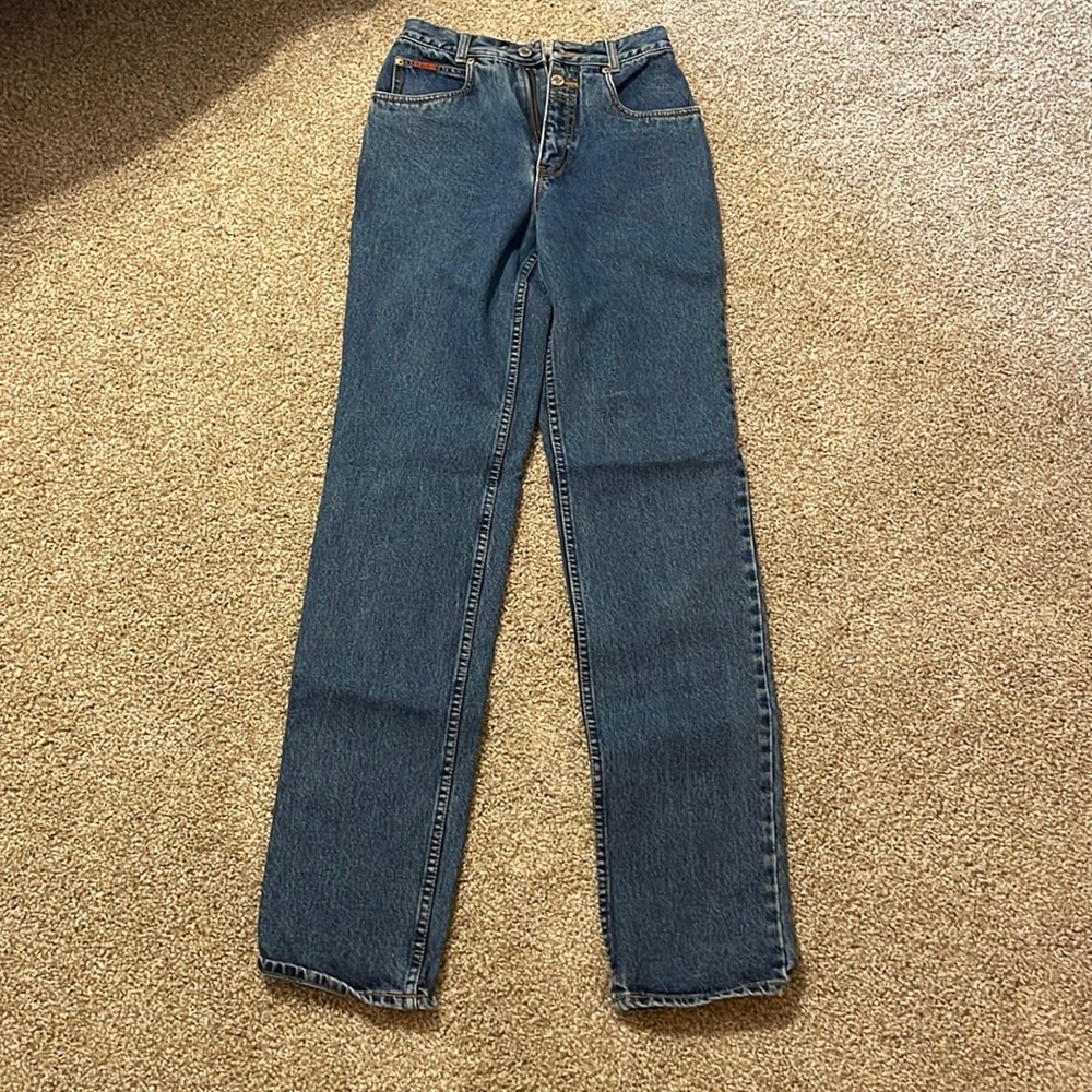 Vintage side button Lawman jeans size 5